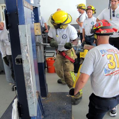 Palm Beach Florida Fire Department Forcible Entry Training Door Prop